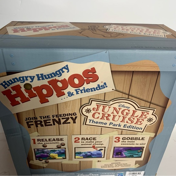 NWT. Disney Hungry Hungry Hippos jungle cruise game. Disney exclusive - Picture 2 of 7